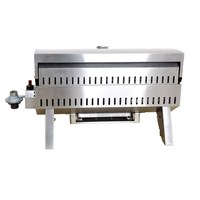 Gril de barbecue de table Gril de bateau portable marin Gril de barbecue à gaz en acier inoxydable avec support de tige