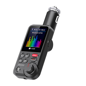 Kit mains libres Bluetooth BT93 avec charge rapide QC3.0, lecteur MP3 grand écran, tuner musical, fabriqué en plastique durable - Product Image 3