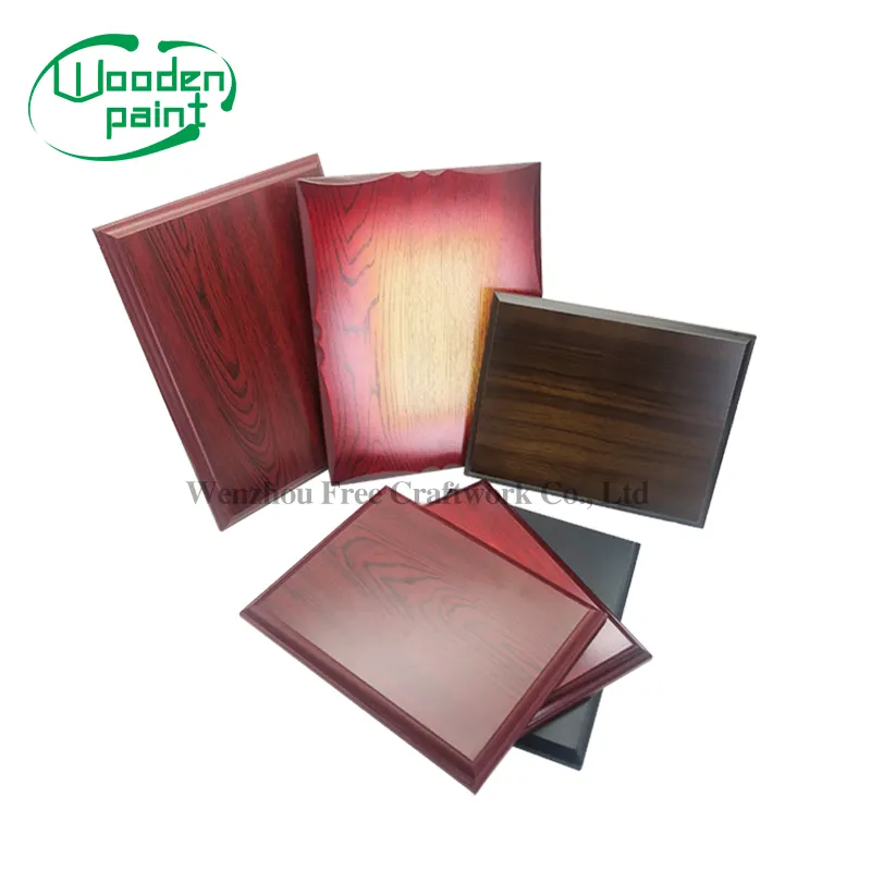 Wholesale Wood Medal Award Blank Plaques Customized Red MDF Wooden Plaque Medal keepsake Storage Boxes