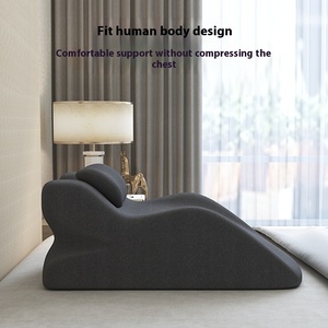 Cuscino da Lettura in Memory Foam con Supporto Pettorale Cuscino Ausiliario per Sesso a Letto con Design Lavorato a Maglia per il Collo Novità per Dormire in Posizione Prona - Product Image 4