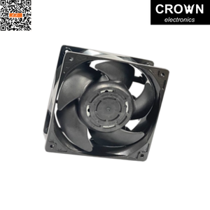 Ventilador Axial de CC Crown ASB12038 con Rodamiento de Bolas, Aspas de Plástico, Alimentación Eléctrica para Muebles - Personalizable OEM - Product Image 3