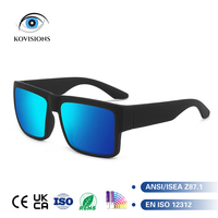 Lunettes de soleil polarisées carrées classiques pour hommes, protection UV400, monture légère en TR90, pour la conduite, la pêche, lunettes de soleil tendance, Gafas