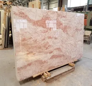 Beautiful pink marble nature rose cream marble slabs and tiles