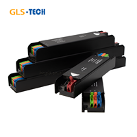 Fuente de Alimentación Conmutada de Aluminio Semi-Encapsulada AC DC 60W 400W 24V 16.6A, Controlador LED de Voltaje Constante, Ventilada y Protegida para Exteriores