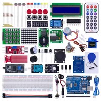 Kit de Iniciación RFID Atmega328P CH340 Versión Mejorada R3, Conjunto de Aprendizaje Versión Actualizada con Caja