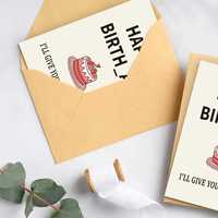 Carte d'anniversaire et cadeaux écologiques en papier Myway 2026 2027 – Offre spéciale pour Homme, Mari, Petit ami, Papa – Joyeux Anniversaire