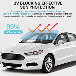 ฟิล์มติดกระจกกันความร้อน <span class=keywords><strong>VK30</strong></span>,ฟิล์มติดกระจกกันความร้อนโลหะสีเงินสองชั้นฟิล์มย้อมสีแสงอาทิตย์สะท้อนแสง Uv - Product Image 6