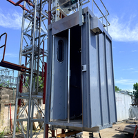 Monte-charge industriel SC40 à crémaillère et pignon pour petites entreprises de construction, capacité 400 kg, idéal pour les petits entrepreneurs et constructeurs