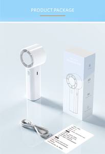 Ventilateur portable mini silencieux et léger à vitesse réglable, pliable, rechargeable sur batterie, pour voiture, vente en gros usine - Product Image 6