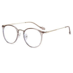 Anti Blue Light Glasses Round <b>Frame</b> <b>Black</b> Men's Fashion Optical Eyewear 9377 - Product Image 2