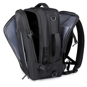 XINGYONZHE Minimalist Softback Backpack 20-37L Waterproof Nylon Unisex Business Laptop <b>Bag</b> Zipper Closure Physiological Curve Ba - Product Image 4
