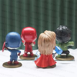 Unisex regalo gratuito per gli amanti dei <span class=keywords><strong>supereroi</strong></span> ironman <span class=keywords><strong>Thor</strong></span> capitano americano 100mm piccola figura di cartone animato per il distributore automatico di giocattoli Stuffer - Product Image 4