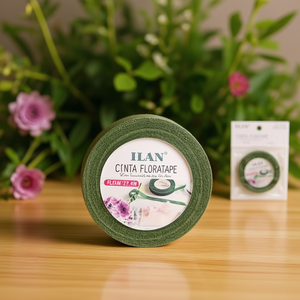 Nastro floreale ILAN 12mmx27.4M verde per composizioni floreali - Product Image 2