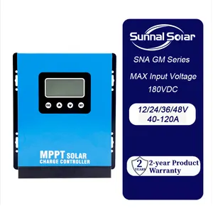 High Voltage MPPT Power Controller Solar 80Amp 100Amp Solar Panel Inverter Smart Controller System