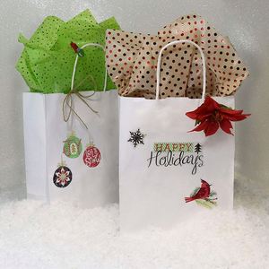 Bolsas de Papel Pequeñas para Regalo con Asas, Bolsas de Kraft al por Mayor para Boutiques, Pequeños Negocios y Tiendas Minoristas - Product Image 3