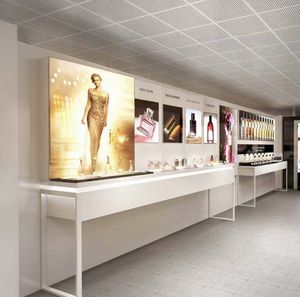 Vitrina de Exhibición Cosmética con Retroiluminación LED de Colores, Puertas de Vidrio con Cerradura, Resistente al Agua y Duradera, <span class=keywords><strong>Precio</strong></span> Económico de Fábrica - Product Image 5