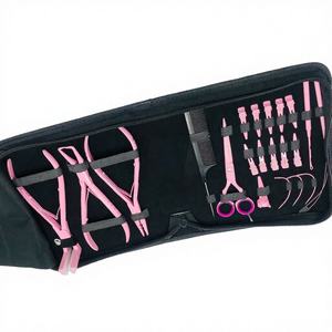 En gros, Outils pour extensions capillaires : Pince à crochet, Aiguille à boucle, Outils à micro-anneaux, Enfileur de boucles, avec manche en bois et résistants à l'eau - Product Image 4