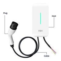 Borne de Recharge AC pour Voiture Norme Européenne Type 2/Type 1 32A/7KW avec Application, Borne de Recharge Domicile ODM/OEM pour BYD Tesla NEVs, Prêt à l'emploi