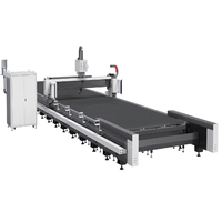 Machine de découpe laser numérique automatique de haute précision de grande taille JNFS LASER, Cypcut 1500W-20000W, laser à fibre, CNC 3 axes, refroidissement par eau