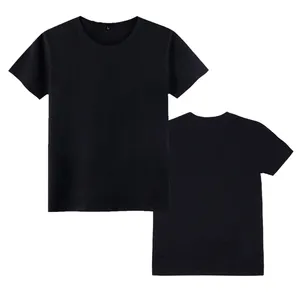 Fábrica OEM design personalizado Promocional suas camisas de t para homens, hip hop t-shirt dos homens de Algodão Preto em branco