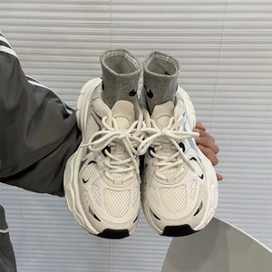 Của phụ nữ retro chống trượt thể thao chạy giày mới đến giản dị CHA phong cách PU lót cao su lưới đi bộ phong cách - Product Image 6