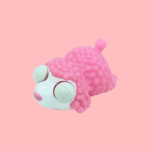 2025 Unisex PVC Soft <b>Squeeze</b> Dog Shape <b>Ball</b> Toy for Kids 5-7 Years Funny Wholesale Stress Relief Squint Toy for Boys and Girls - Product Image 3