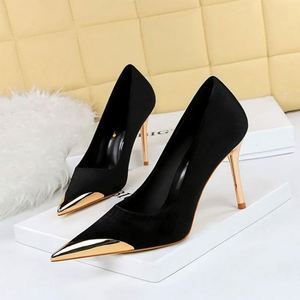 2024 Pointed Toe Stiletto Single Shoes New Fashion <strong>Baita</strong> Buckle Decorative High Heels Women Shoes Lady Footwears Shoes - Product Image 4