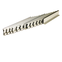 Rail coulissant de table transformable 13 positions 3200 mm, rail coulissant en aluminium extensible pour tiroir de console