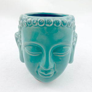 Custom Bulk Order High-end Handmade Porcelain Wine Cocktail Glass Cup Elegant Blue Ceramic Mult... product image