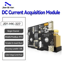 JSY-MK-227 DC fase tunggal energi pintar modul Meter 100A Onboard Shunt Voltmeter Monitor Ammeter RS485 Modbus