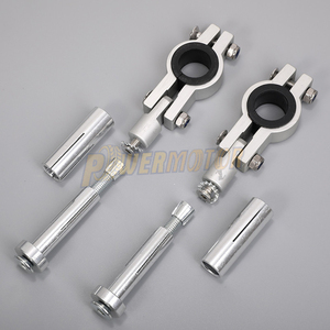 Kit de fixation de protège-mains <span class=keywords><strong>pour</strong></span> guidon 1-1/8 28mm Pièces de montage de protège-mains de 22mm <span class=keywords><strong>pour</strong></span> systèmes de carrosserie Dirt Bike ATV & Quad Motorcycles - Product Image 3