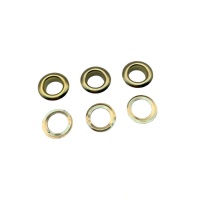 Boutons et œillets à bords arrondis de 10 mm, directement de l'usine - Accessoires en fer pour sacs, chaussures, bottes, tendance et classiques