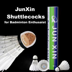 Volano da <span class=keywords><strong>Badminton</strong></span> Professionale Junxin A001 Classe A in Piume d'Oca Naturali, Ecologico e Durevole, <span class=keywords><strong>per</strong></span> Allenamento Avanzato - Product Image 6