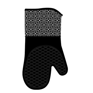 Meita Home Bon marché Prêt à Expédier Article SANS quantité minimale de commande Gant de Four en Silicone noir résistant à la chaleur à usage limité dans la cuisine - Product Image 3