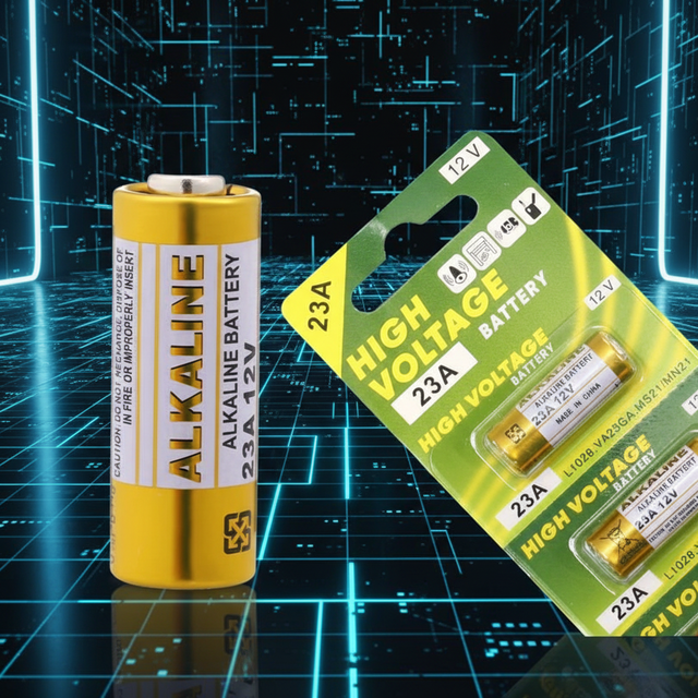 Great Quality Alkaline Batteries 23A 12V Primary Cell 12 Volt High Voltage 23a Alkaline Battery
