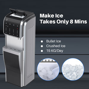 Dahili su soğutucu buz yapım makinesi buz makineleri ile 5-in-1 masaüstü su sebilleri dağıtıcı - Product Image 5