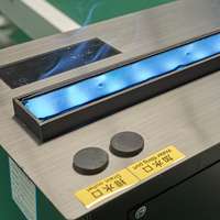 Cheminée à vapeur d'eau 3D pour salon, diffuseur d'humidité LED, décoratif