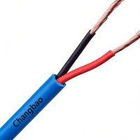 Câble de haut-parleur CHANGBAO OFC/CCA 14/16/18AWG 2/4/6 conducteurs 0,5-2,0 mm, gaine PVC pour microphone et home cinéma