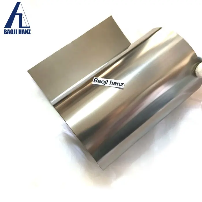 ASTM perak murni 0.05mm 0.2mm lembaran ti lapisan titanium 0.1mm