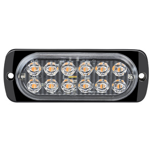 Luces de Tráfico LED Rojas y Transparentes, 6 LED, 12V 24V, Luces Traseras de Remolque, Luces de Freno y Direccionales Amarillas, Hechas de Aluminio y Material PC - Product Image 3