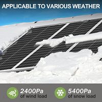 Panneau solaire monocristallin 30W 50W 100W 150W 200W 250W 300W 12V 18V Grade A Module PV TUV pour la maison