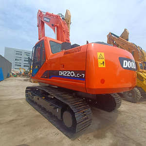 Excavatrice d'occasion de 15 tonnes Doosan Dx150lc Dx60-9c Dh220lc-7 Dh300lc-7 Bonnes performances de travail Excavatrice sur chenilles d'occasion pas chère Doosan - Product Image 4