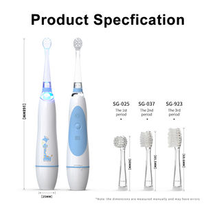 SEAGO SG2113 sikat gigi elektrik bayi, sikat gigi sonik 16000 ~ 24000 VPM getaran lembut OEM dengan bulu lembut kustomisasi kartun - Product Image 2