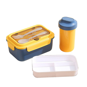 2026 New <b>Stackable</b> 304 Stainless Steel <b>Lunch</b> <b>Box</b> Office Large Capacity Portable Soup Bowl Spoon and Fork - Product Image 6