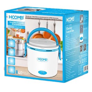 * OUTLET * scaldabagno elettrico 40W per Lunch Box con 2 contenitori in plastica 0,5l e cavo in alluminio 0,7l - Product Image 3
