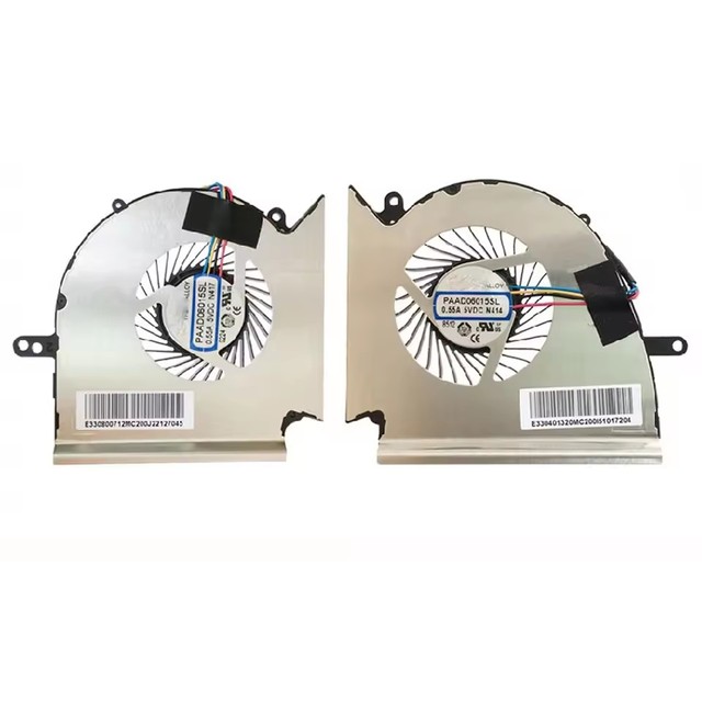 Laptop Cooling Fans For MSI GE75 GP75 GL75 WE75 MS-17E7 MS-17E2 PAAD06015SL N414 N417 CPU Cooler Radiator GPU Graphics Fan ORG