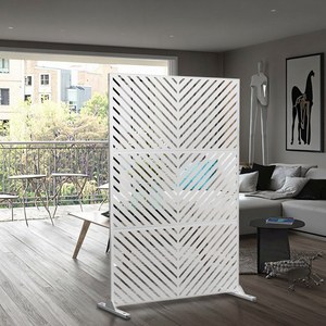 Freestanding di động văn phòng riêng tư Màn hình moden phong cách màn hình với laser cắt Bảng điều chỉnh không thấm nước di động phòng chia - Product Image 4