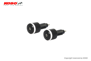ตัวถ่วงปลายแฮนด์สกู๊ตเตอร์แบบมีไฟ LED Aurora, ปลั๊กปลายแฮนด์อะลูมิเนียมอัลลอยพร้อมไฟเลี้ยวและไฟเตือน - Product Image 1