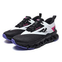 Chaussures de course de sport décontractées pour hommes, chaussures de course à semelle en caoutchouc personnalisées en usine, chaussures de course à amorti légères