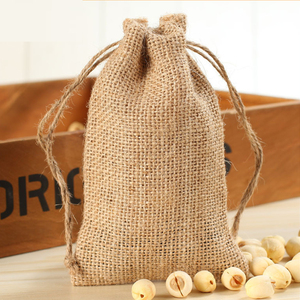 Wholesale Customized Small Jewelry Packaging <b>Bags</b> Jute Burlap <b>Wedding</b> <b>Gift</b> Favors Drawstring Pouches - Product Image 2